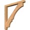 Ekena Millwork Balboa Craftsman Smooth Bracket w/ Offset Brace, Western Red Cedar, 5 1/2"W x 48"D x 48"H BKT0604X48X48BOA04SWR - alternate 1